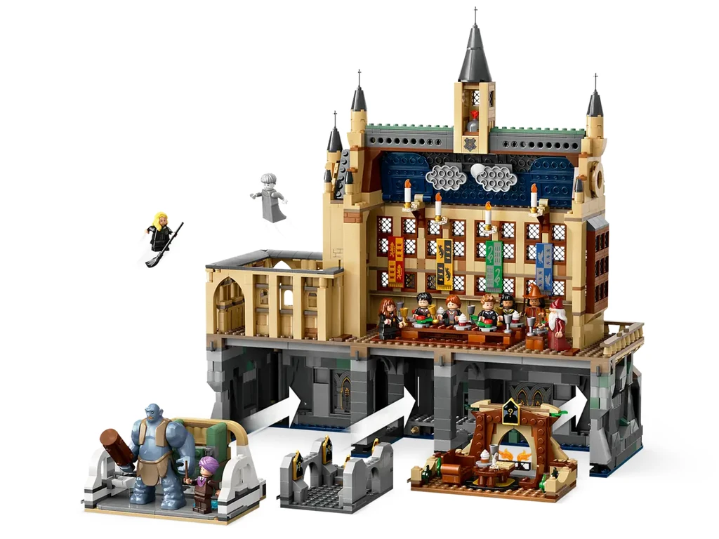 Le château de poudlard - la grande salle - 76435