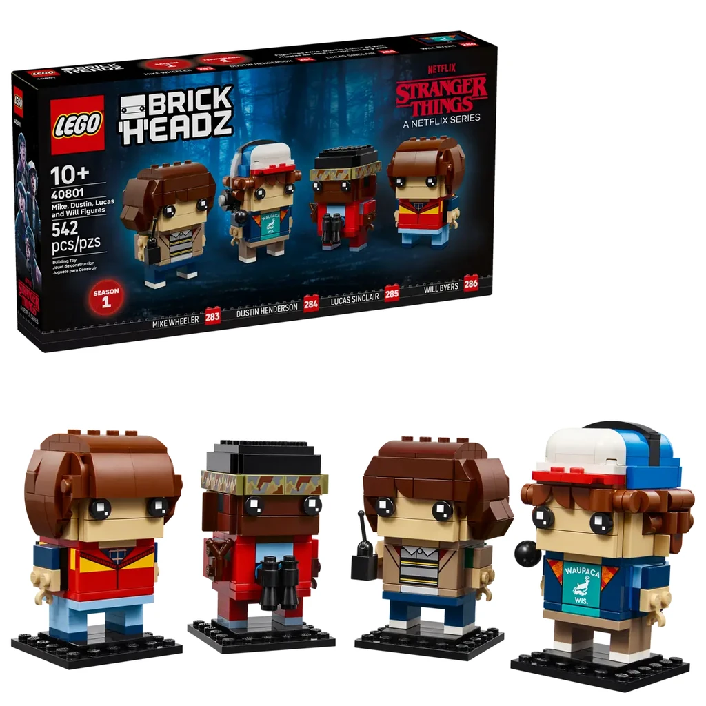 Figurines de Mike, Dustin, Lucas et Will - 40801