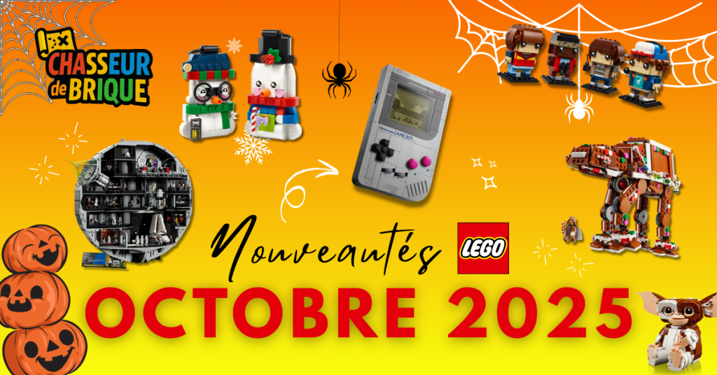 nouveautes lego octobre 2025 star wars etoile noir at at gizmo noel