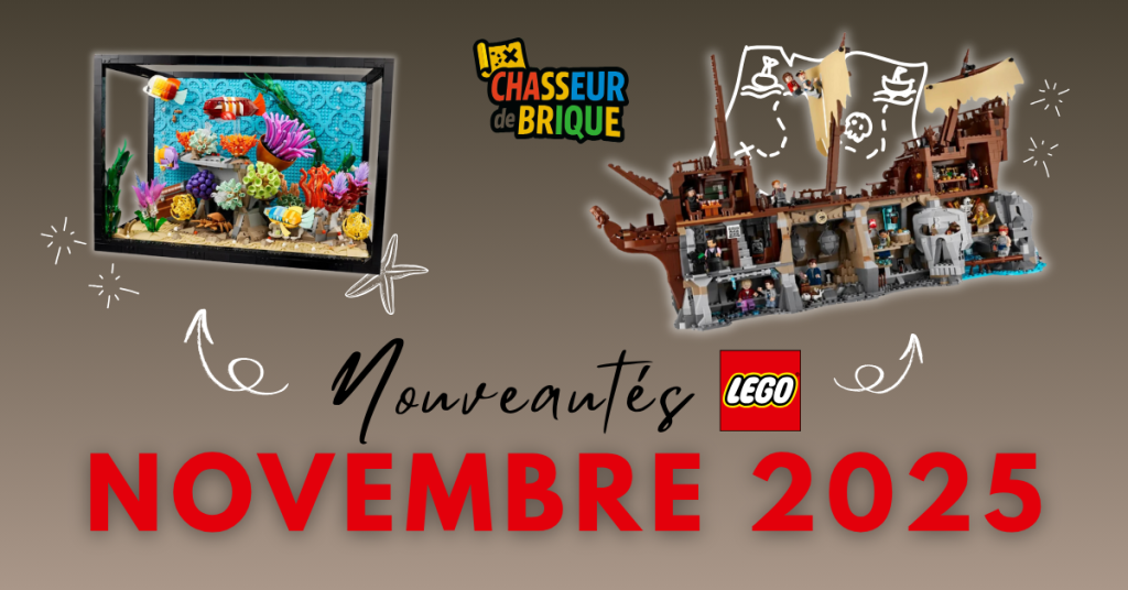nouveautes-lego-Novembre 2025 chasseur brique comparateur prix