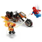 Spider-Man et sa moto contre Ghost Rider - 76335