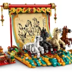 Tableau vivant - le galop des chevaux - 80119