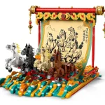 Tableau vivant - le galop des chevaux - 80119