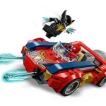 Spider-Man et sa voiture contre Wolverine vénomisé - 76336
