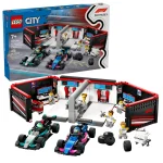 Garage de F1® et voitures Mercedes-AMG et Alpine - 60444