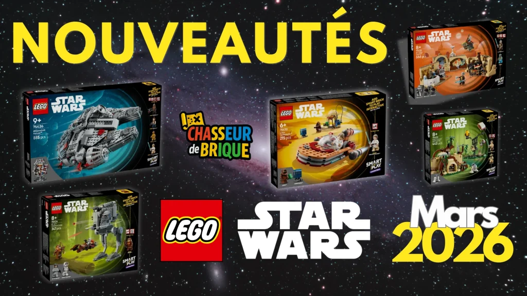 Nouveaux LEGO Star Wars Smart Play – Mars 2026
