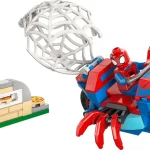 LEGO Marvel Spidey sur sa moto contre Rhino - 11206