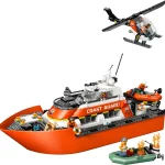 LEGO City Le bateau de sauvetage et helicoptere des garde-cotes - 60504