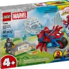 LEGO Marvel Spidey sur sa moto contre Rhino - 11206