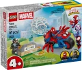 LEGO Marvel Spidey sur sa moto contre Rhino - 11206