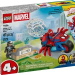 LEGO Marvel Spidey sur sa moto contre Rhino - 11206