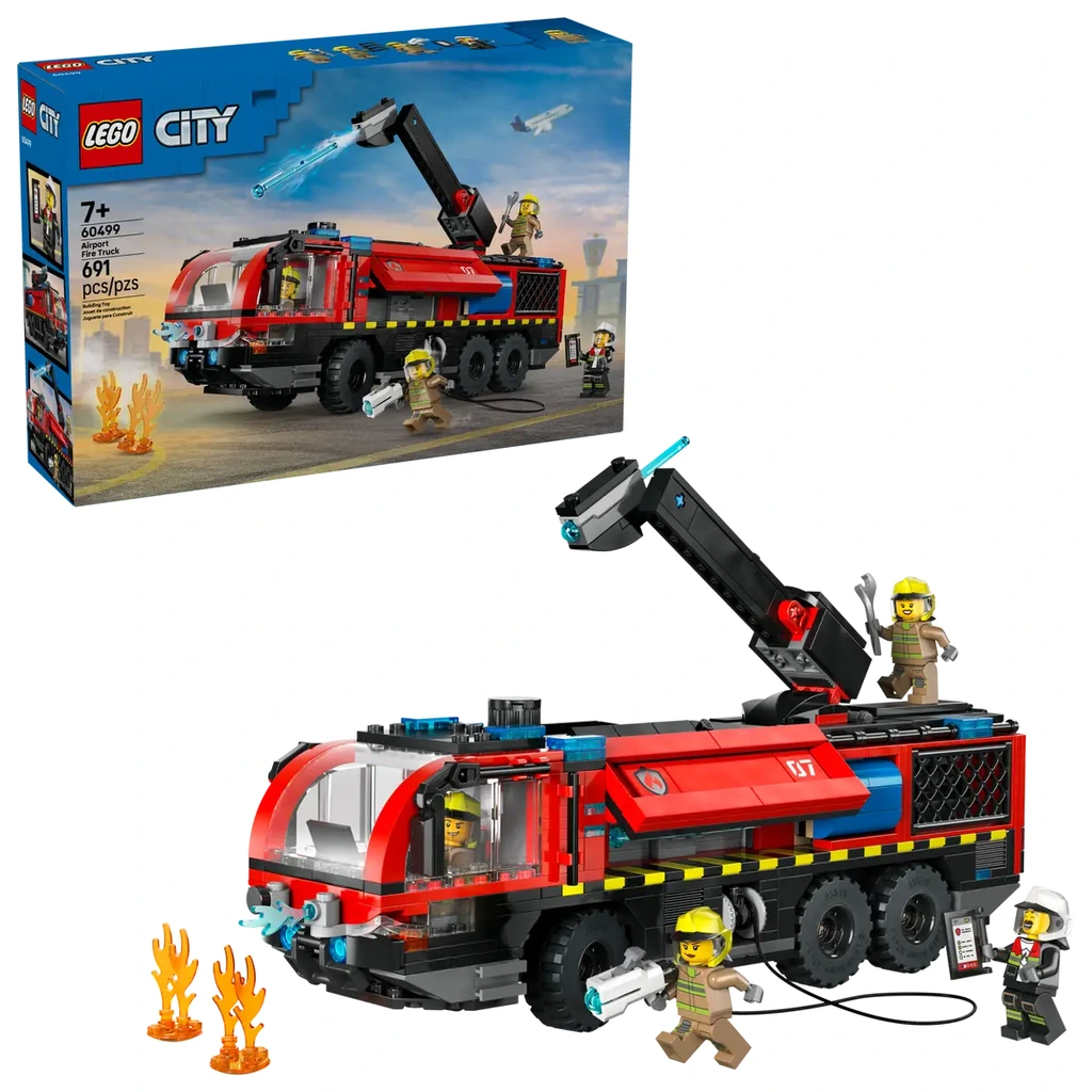 LEGO City Le camion de pompiers de l aeroport - 60499