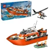 LEGO City Le bateau de sauvetage et helicoptere des garde-cotes - 60504