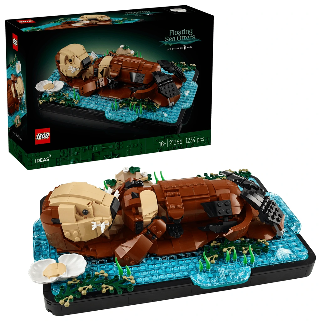 LEGO Ideas Les loutres câlines - 21366