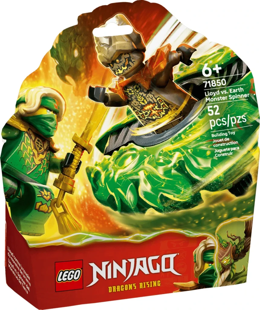 LEGO ninjago Lloyd contre la toupie du monstre de la Terre - 71850