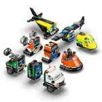 LEGO City Avion camion assistance et aeroglisseur modulable - 60505