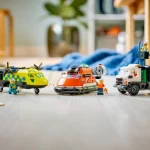 LEGO City Avion camion assistance et aeroglisseur modulable - 60505