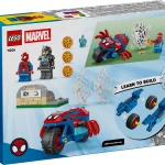 LEGO Marvel Spidey sur sa moto contre Rhino - 11206