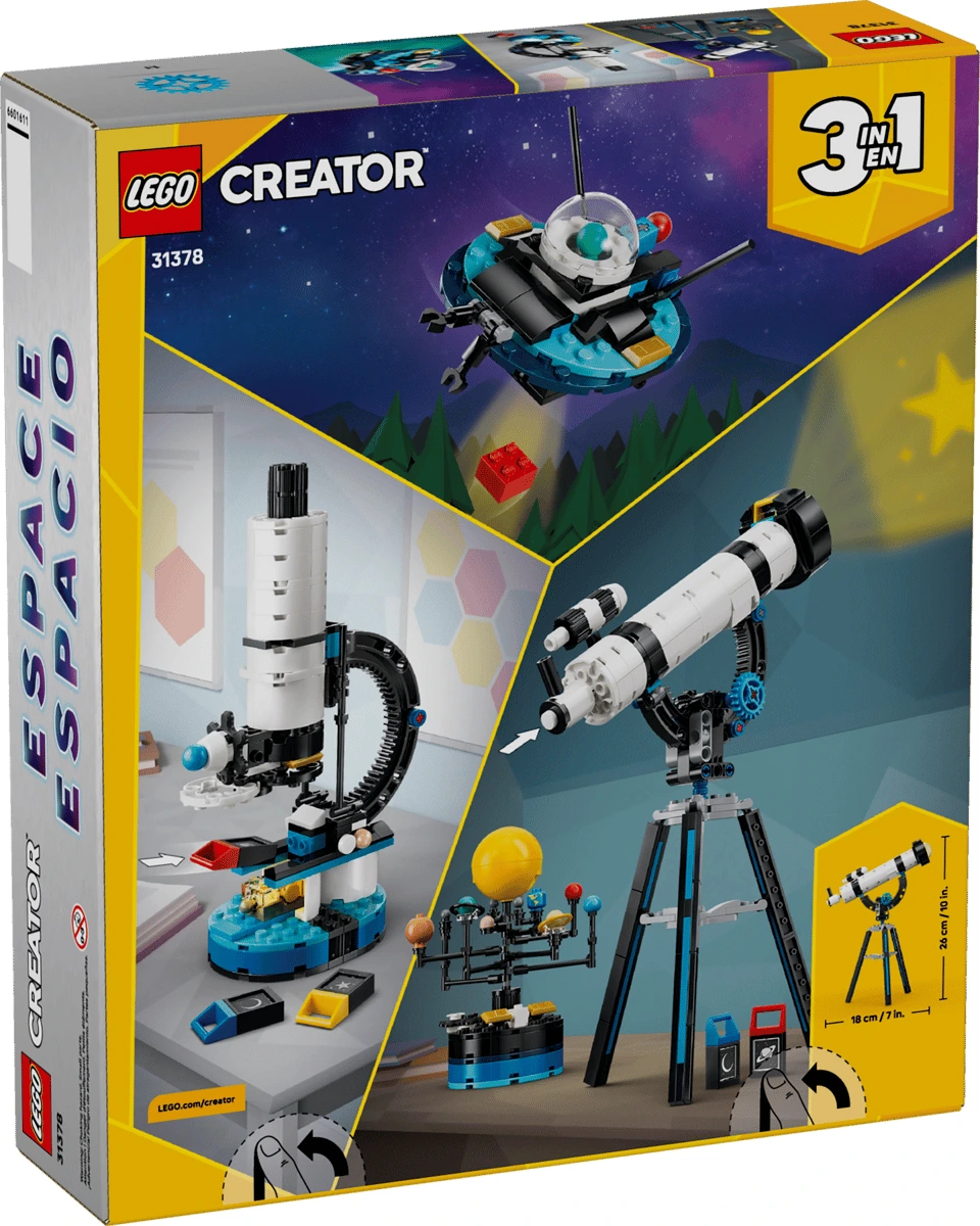LEGO Creator 3-en-1 Le télescope d’exploration spatiale - 31378