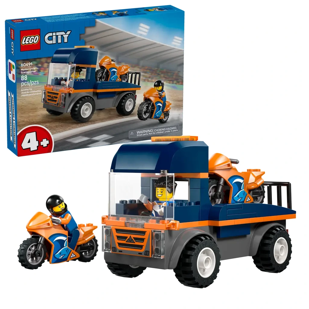 LEGO City Le transporteur de motos 60491
