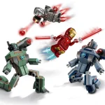 LEGO Marvel Iron Man et War Machine contre les drones de Hammer 76320