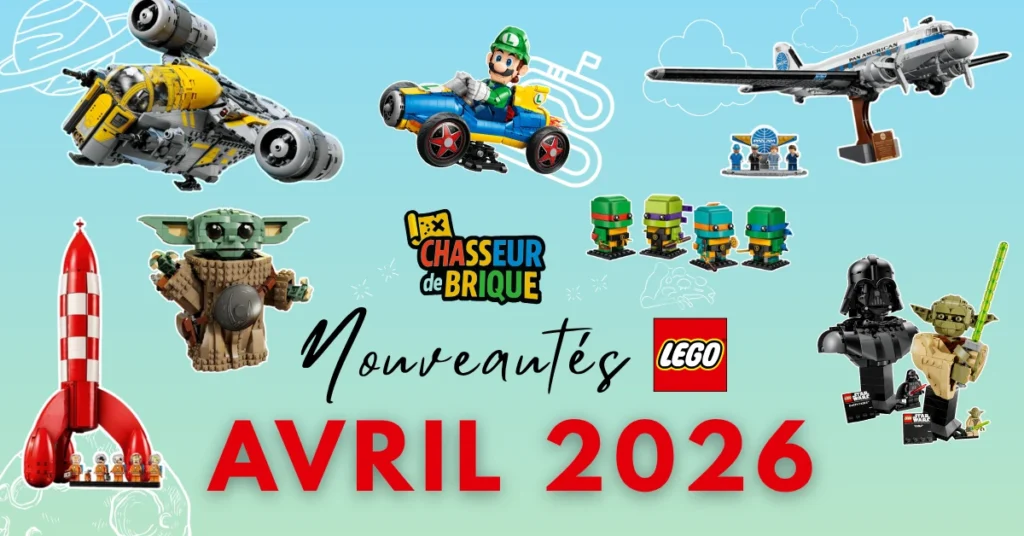 Nouveautés LEGO avril 2026 sets Star Wars Super Mario Tintin Luigi