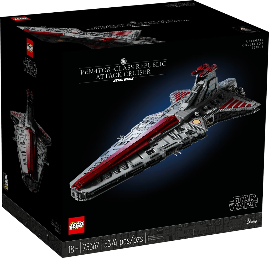 Le croiseur d’assaut de classe Venator de la République 75367 LEGO Star Wars