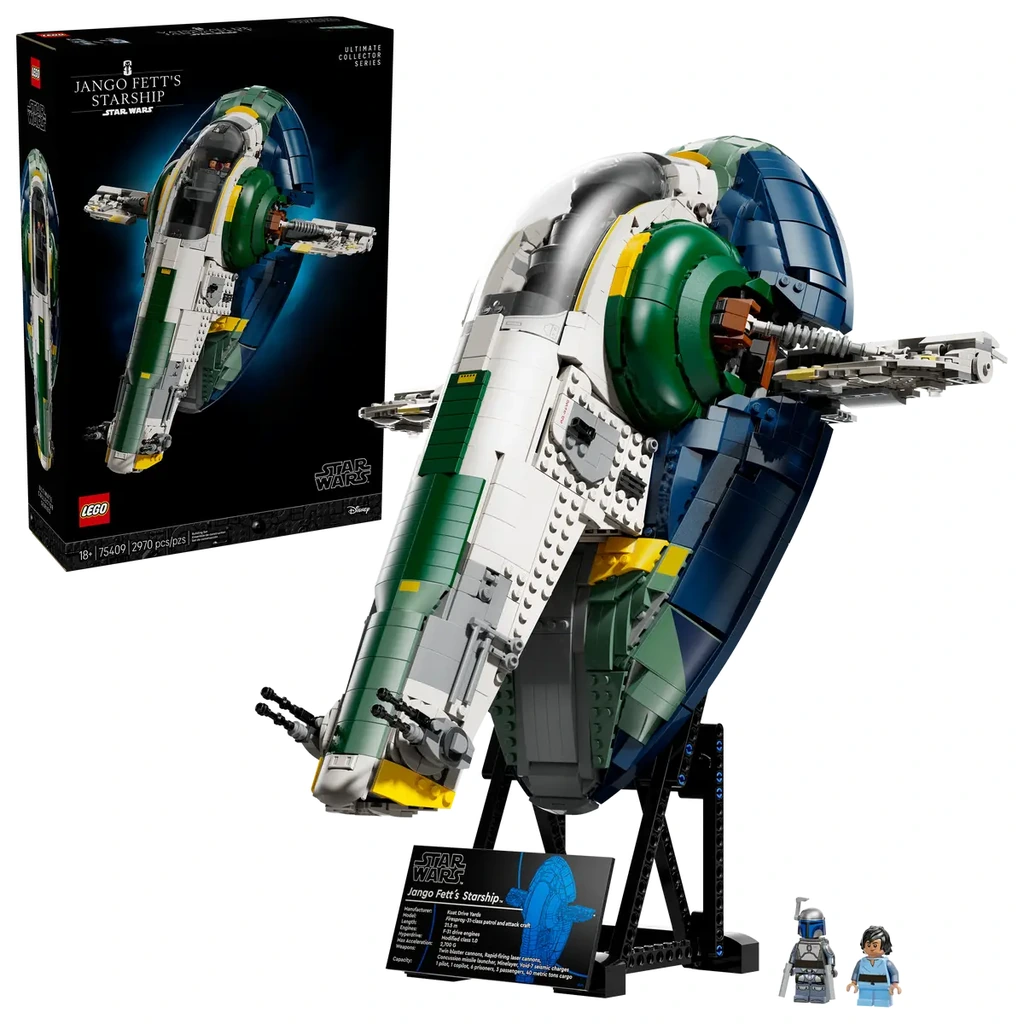 Le vaisseau de classe Firespray de Jango Fett 75409 LEGO Star Wars UCS