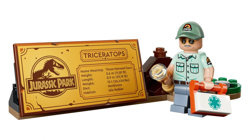 Les fossiles de dinosaure : le tricératops 77985 LEGO Jurassic World