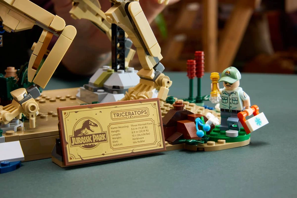 Les fossiles de dinosaure : le tricératops 77985 LEGO Jurassic World