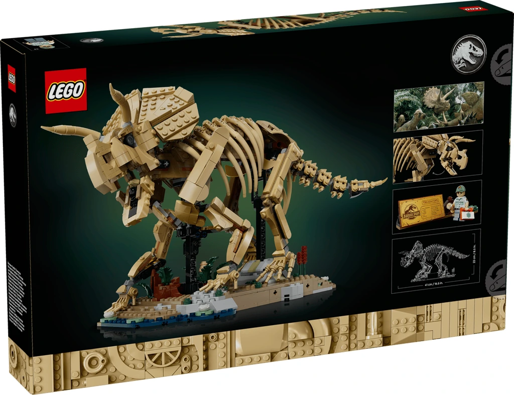 Les fossiles de dinosaure : le tricératops 77985 LEGO Jurassic World