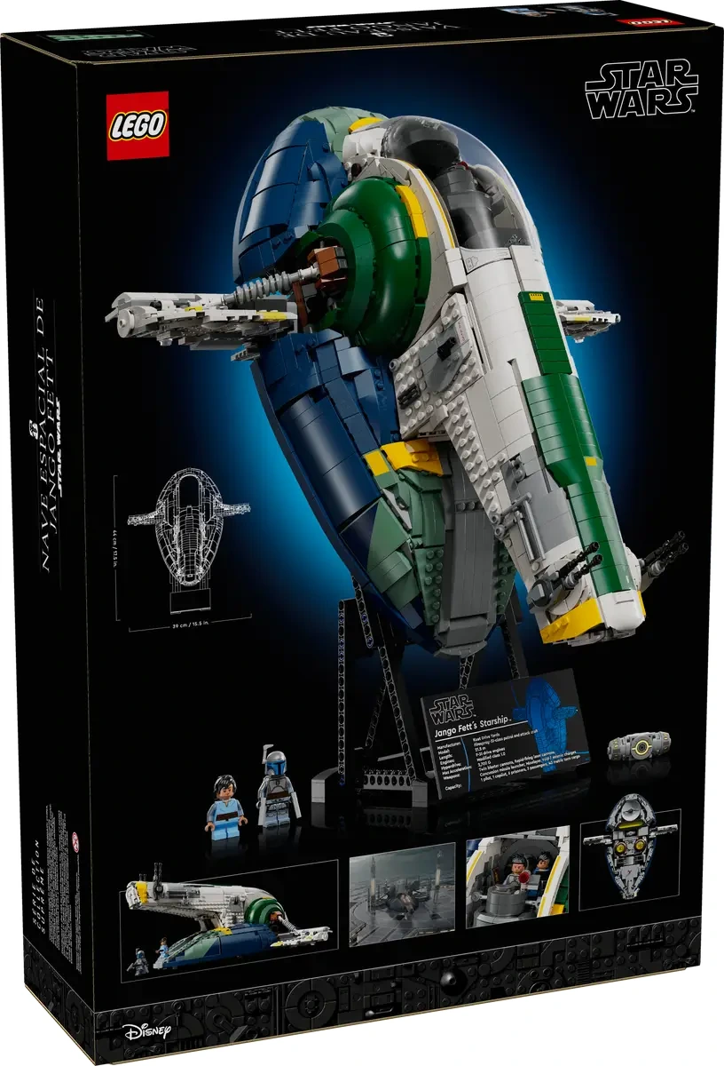 Le vaisseau de classe Firespray de Jango Fett 75409 LEGO Star Wars UCS