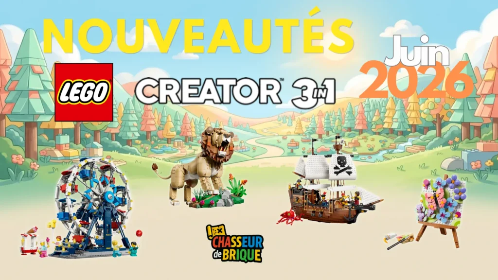 vignette nouveautes lego creator juin 2026 chasseur de brique comparateur prix