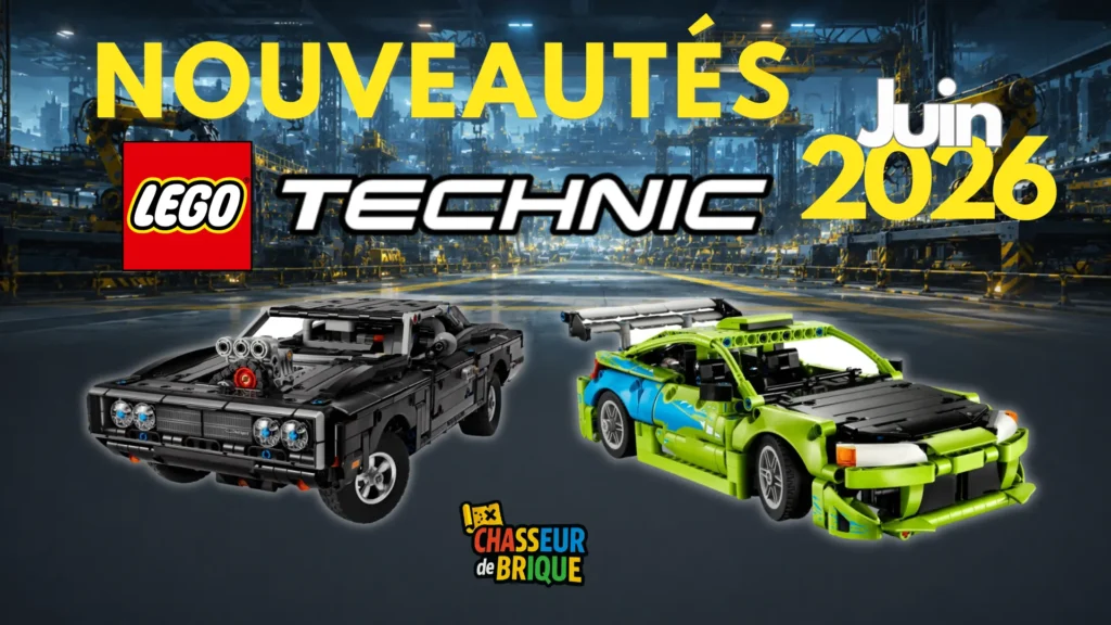 Couverture nouveaux LEGO Techni Juin 2026 chasseur de brique comparateur prix
