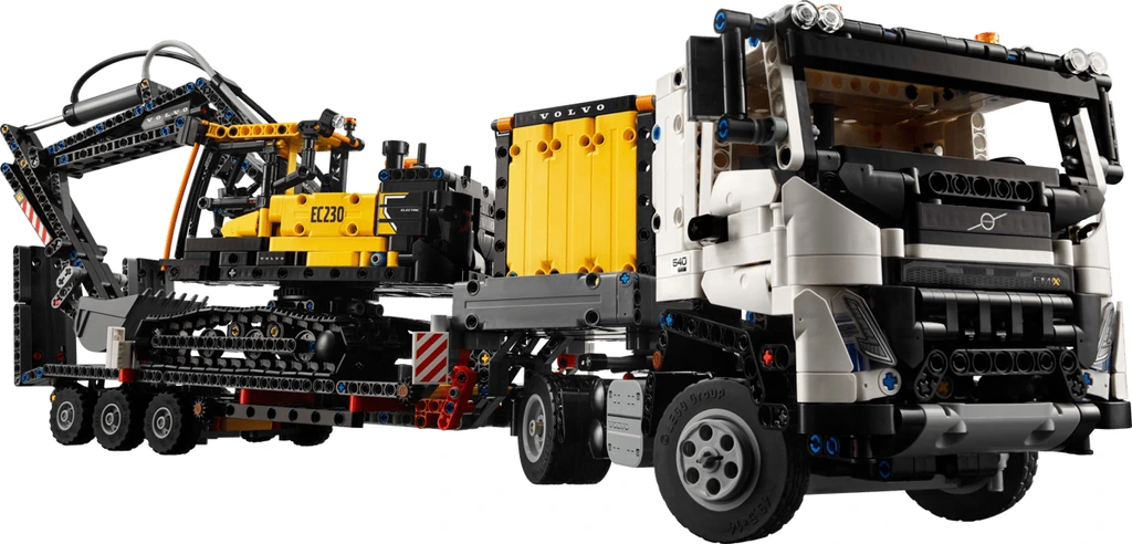Camion Volvo FMX et pelleteuse électrique EC230 - image 1