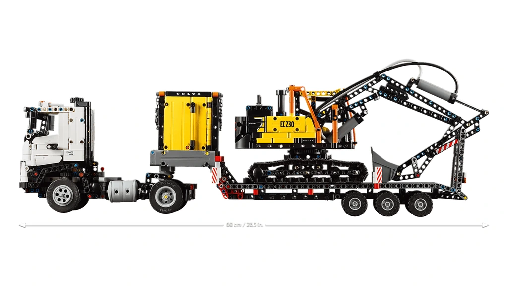 Camion Volvo FMX et pelleteuse électrique EC230 - image 3
